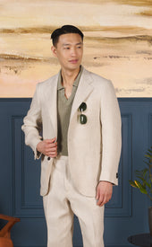Natural Herringbone Neo 3 Sportcoat