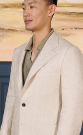 Natural Herringbone Neo 3 Sportcoat