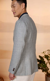 Lt Gray Check Hopsack Moro Sportcoat