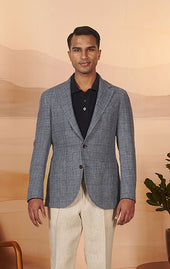 Lt. Blue - Hopsack Moro Sportcoat