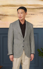 Dark Brown Houndstooth - Neo 3 Sportcoat