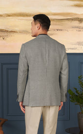 Dark Brown Houndstooth Neo 3 Sportcoat
