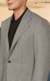 Dark Brown Houndstooth Neo 3 Sportcoat
