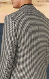Dark Brown Houndstooth Neo 3 Sportcoat