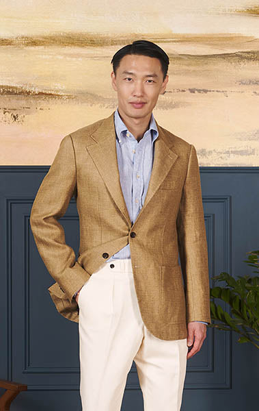 Wheat Hopsack - Neo 3 Sportcoat