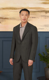 Green Herringbone Neo 3 Sportcoat