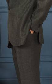 Green Herringbone Neo 3 Sportcoat