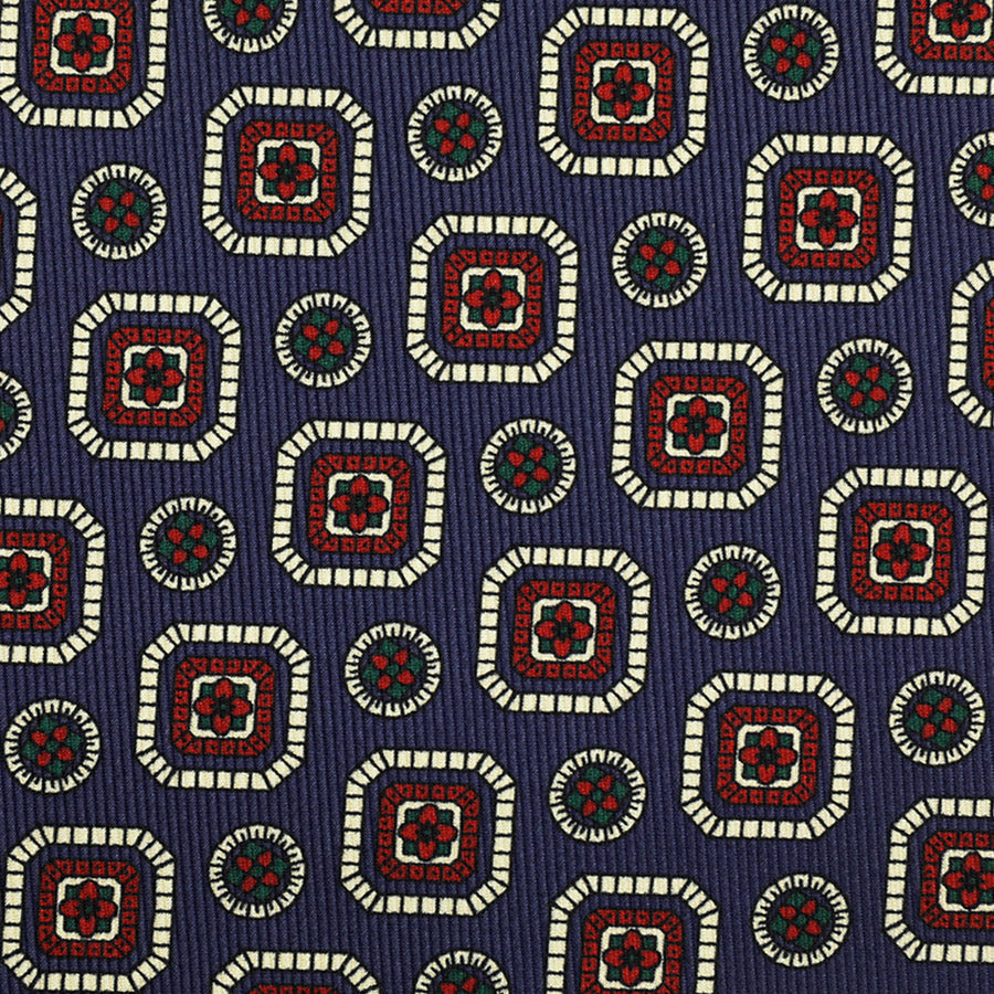 50oz Geometrical Silk Bespoke Tie