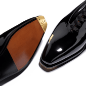 Asymetrical Oxford J.M. Weston x Opéra de Paris [Men Black patent calfskin]