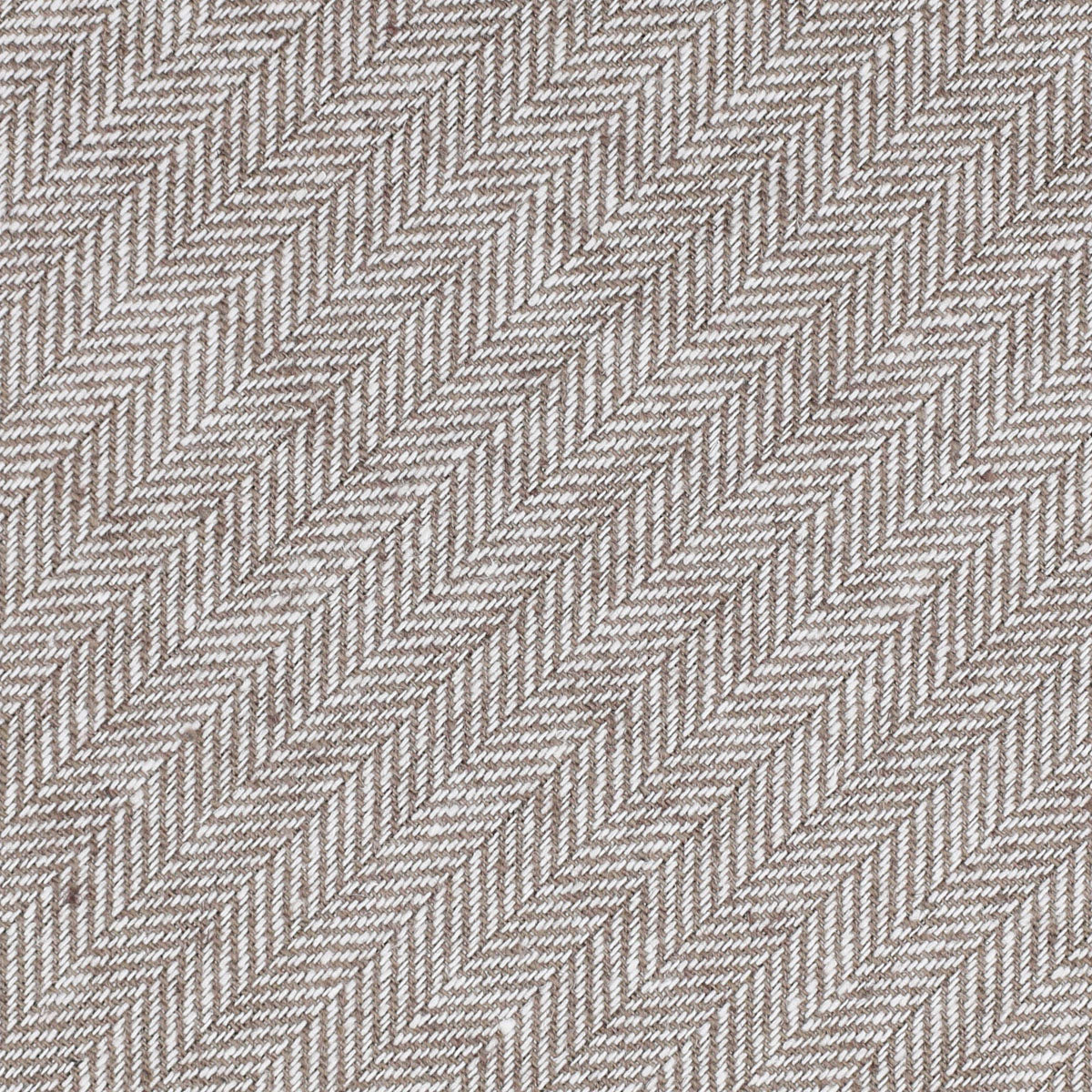 Vintage Herringbone Bespoke Linen Cotton Tie Beige