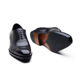Constello True Seamless Faux Cap Toe Semi Brogue Hand Welted Aniline Calf