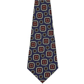50oz Geometrical Silk Bespoke Tie