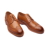 Rudolph Wingtip Derby Natural Goodyear Welted Classics Collection