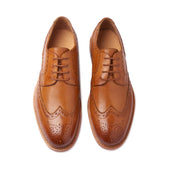 Rudolph Wingtip Derby Natural Goodyear Welted Classics Collection