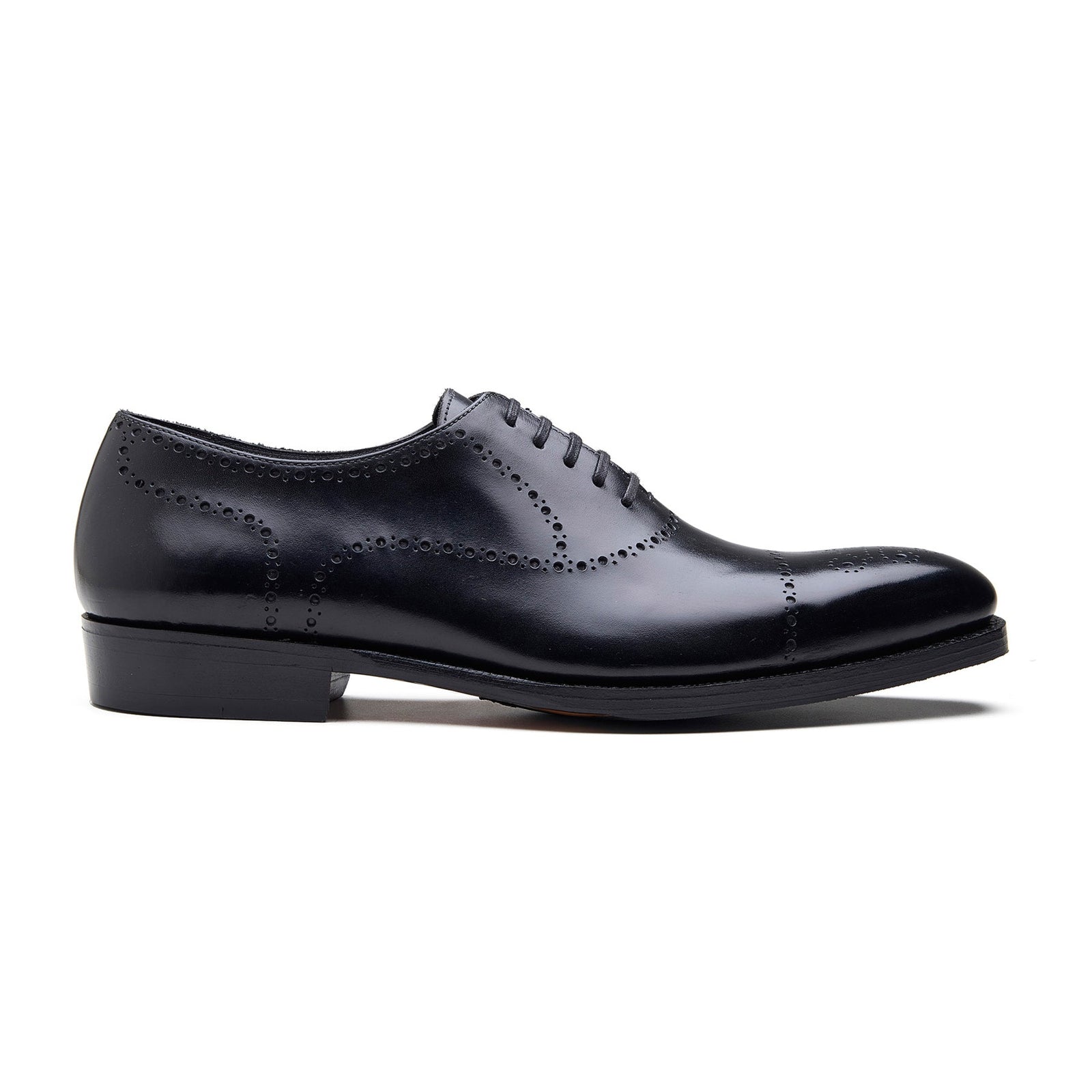 Constello True Seamless Faux Cap Toe Semi Brogue Hand Welted Aniline Calf