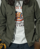 1963 US Army OG-107 Fatigue Utility Shirt