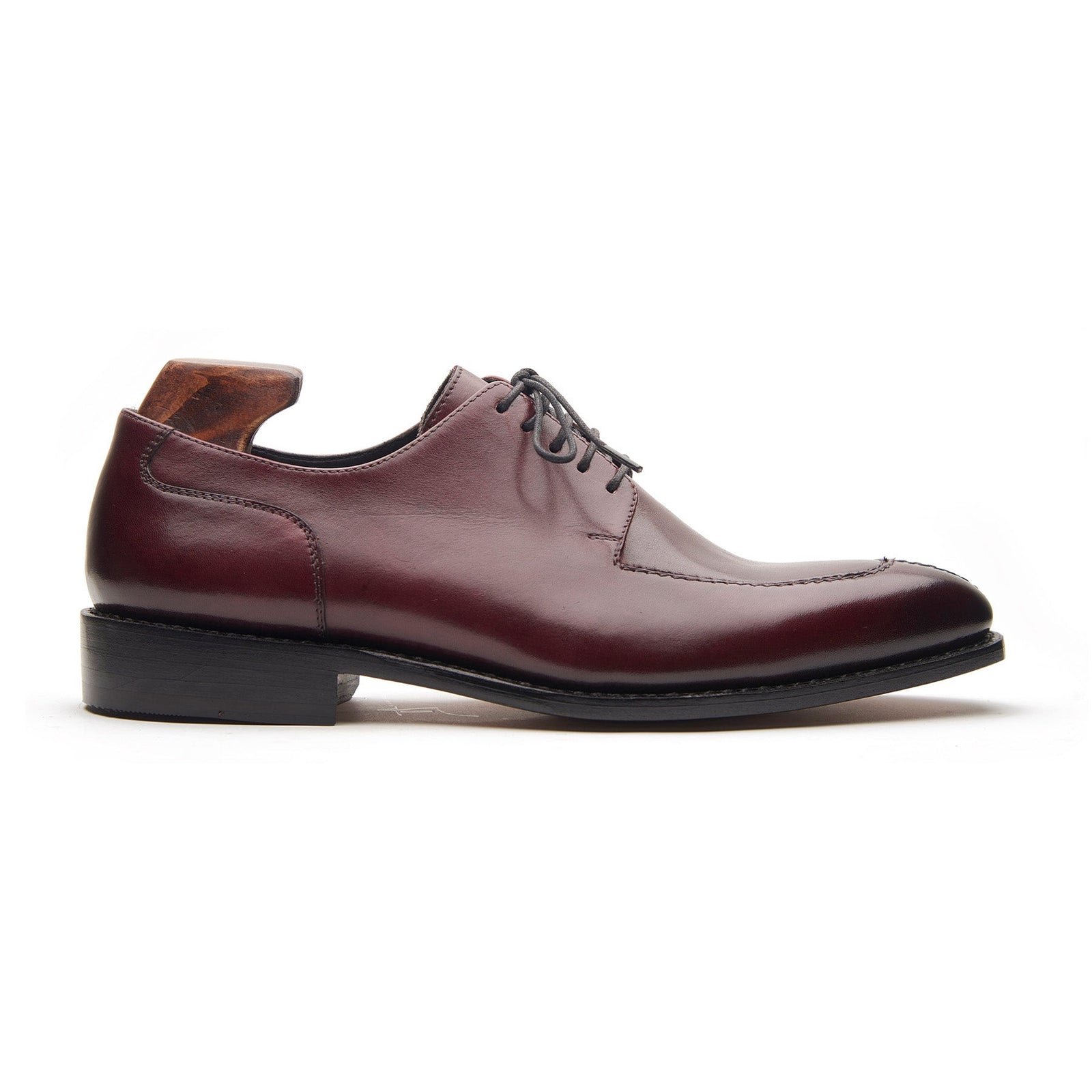 Ingrid Split Toe Blucher Derby Bordeaux Hand Welted Classics Collection
