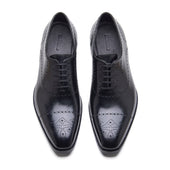 Constello True Seamless Faux Cap Toe Semi Brogue Hand Welted Aniline Calf