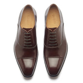 Oscar Cap Toe Oxford Rosewood Brown Aniline Calf Classics