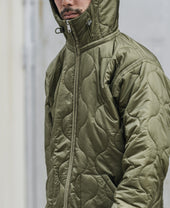 Military Style Quilted Padded Ripstop Nylon Jacket - Experimental Sample