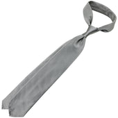Plain Japanese Jacquard Silk Tie Hand Rolled