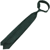 Anniversary Collection Floral Printed Silk Tie Madder Green