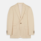 Beige Cotton Barrington Blazer