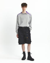 Army Double Zip Sweatshirt Melange