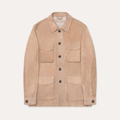 Taupe Suede Travel Jacket