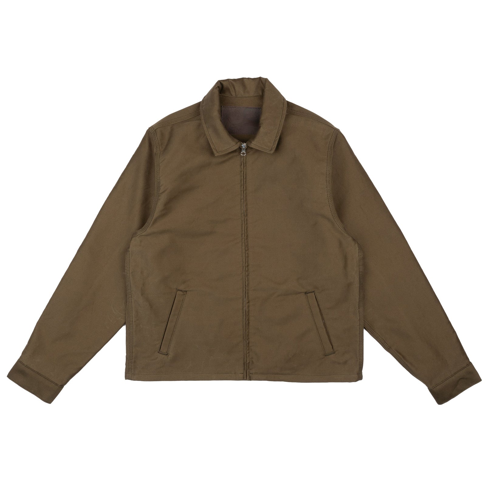 Zip Jacket Brushed Jungle Cloth Army