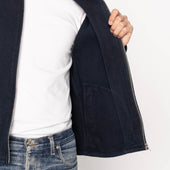 Zip Jacket - Indigo Sashiko