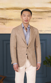 Golden Wheat Herringbone Neo 2 Sportcoat