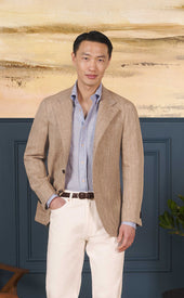 Golden Wheat Herringbone Neo 2 Sportcoat