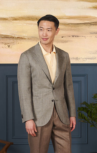 Sage Green Herringbone - Neo 2 Sportcoat
