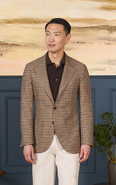 Brown & Blue Gun Check - Neo 2 Sportcoat