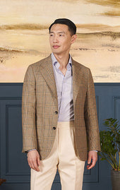 Sand & Teal Check - Neo 2 Sportcoat