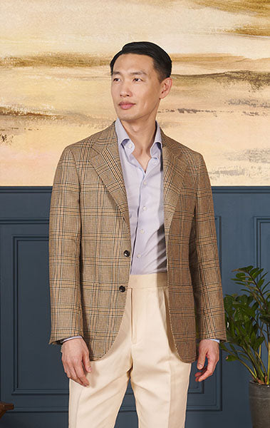 Sand & Teal Check - Neo 2 Sportcoat