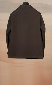 Dark Brown Moleskin Chore Coat