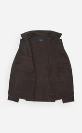 Dark Brown Moleskin Chore Coat