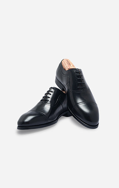 Black - Balmoral Cap Toe