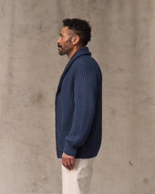 Fisherman Rib Cotton Cardigan