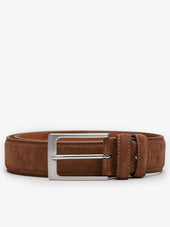 Brown Suede Belt