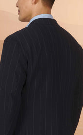 Chalk Stripe Seersucker Moro Suit