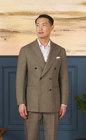 Chalk Stripe Double Breasted Neo 2 Suit