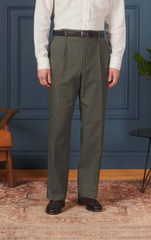Olive Crepe Twill - Neo 2 Trousers