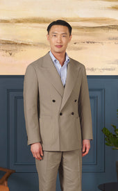 Crepe Twill Double Breasted Neo 2 Suit