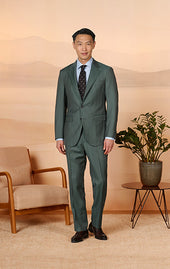 Green Herringbone - Rivo Suit
