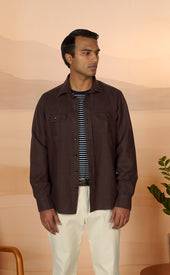 Coffee Cpo Overshirt