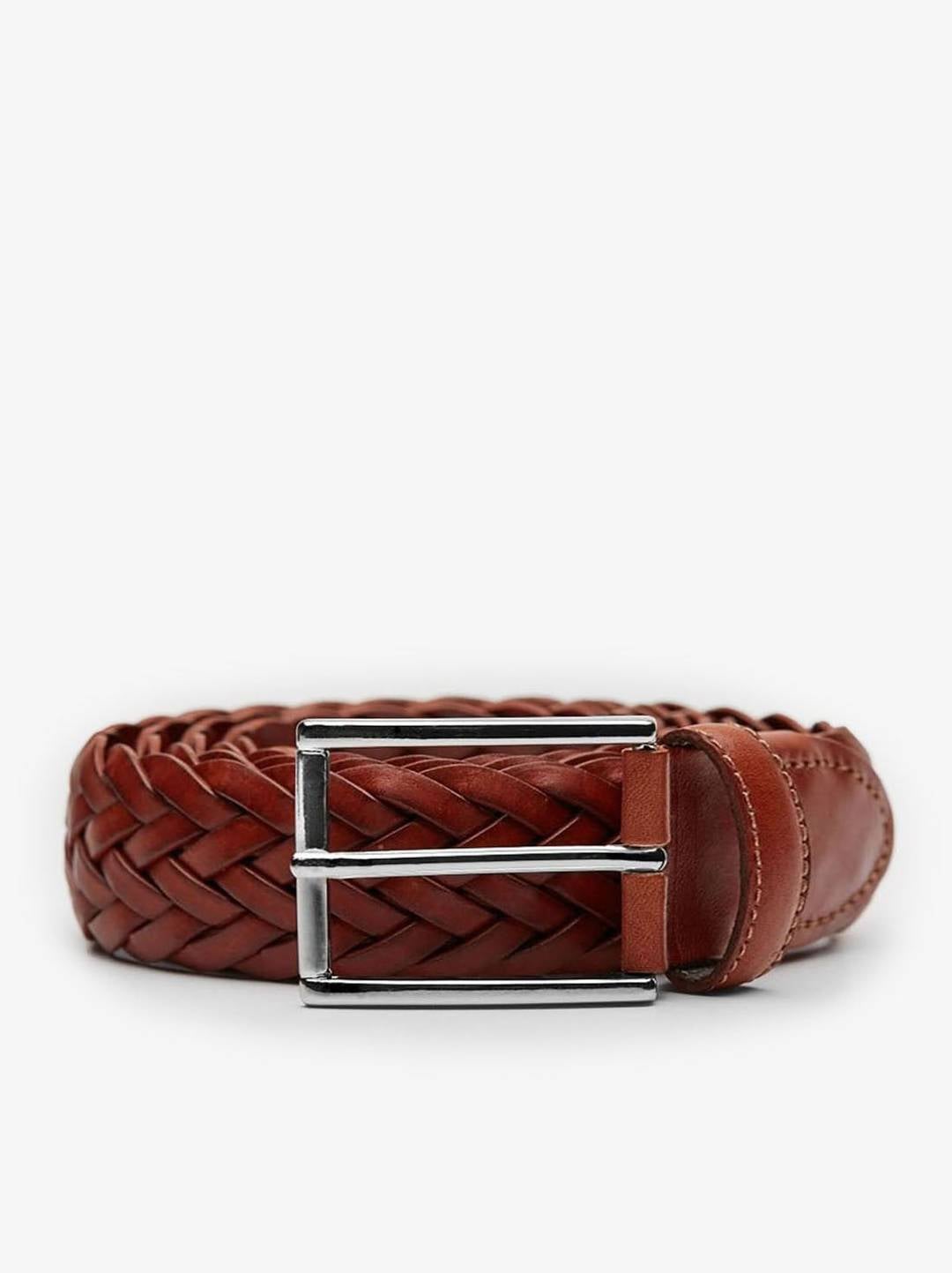 Braided Leather Belt