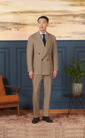 Wheat Double Breasted Suit